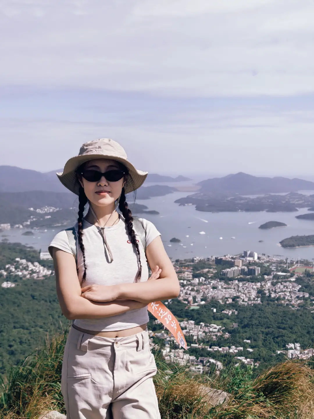旅行登山留影